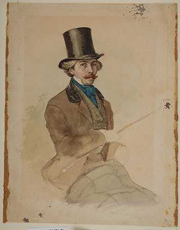 朱利叶斯·科萨克的《莱昂·热武斯基伯爵肖像》
