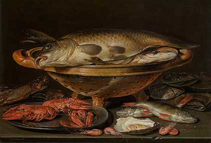 克拉拉·皮特斯的《鱼的静物》