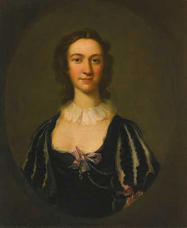 理查德·威尔逊的《弗洛拉·麦克唐纳肖像》（1722-1790）