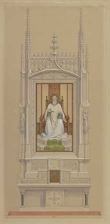 “爱德华·冯·施泰纳为法兰克福大教堂设计的巴塞罗缪祭坛