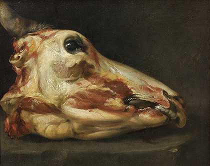 费利斯·博塞利的《剥皮的牛头》