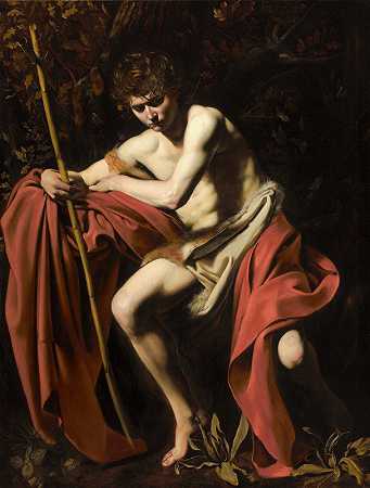 卡拉瓦乔的《荒野中的施洗者圣约翰》