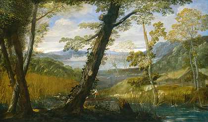 安妮巴勒·卡拉奇的《河流风景》