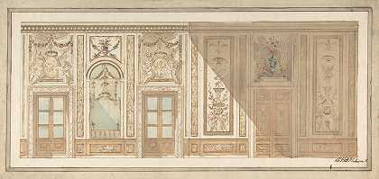 乔瓦尼·巴蒂斯塔·马德纳的《客厅装饰设计》