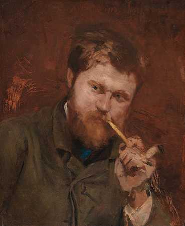 亚历山大·法尔盖尔的《抽烟的男人》
