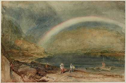约瑟夫·马洛德·威廉·透纳的《彩虹奥斯特派和菲尔森》