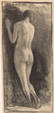 西蒙·穆利恩的《站着的裸女》