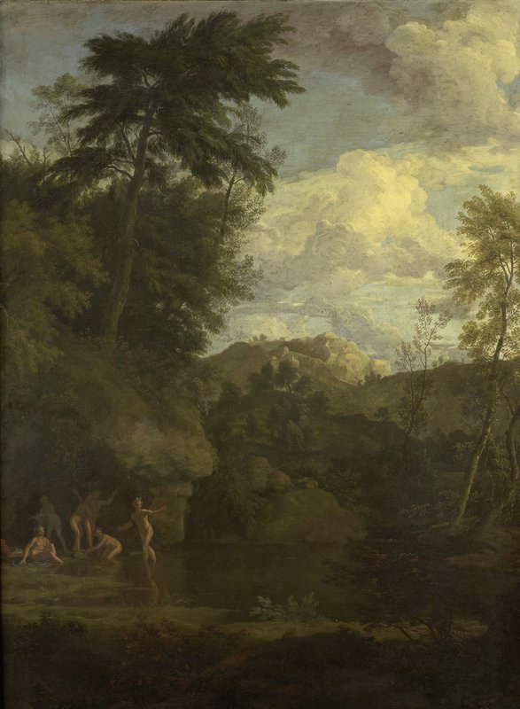 约翰内斯·格劳伯（Johannes Glauber）的《黛安娜沐浴的阿卡迪亚风景》