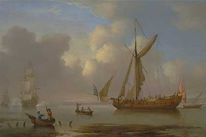 彼得·莫纳米的《皇家帆船停泊》