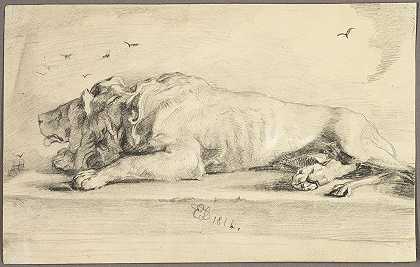 埃德温·亨利·兰瑟爵士的《卧狮》