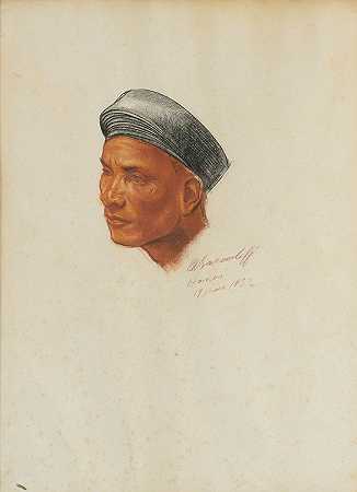 亚历山大·叶夫根尼耶维奇·雅科夫列夫的《一个越南男人的肖像》