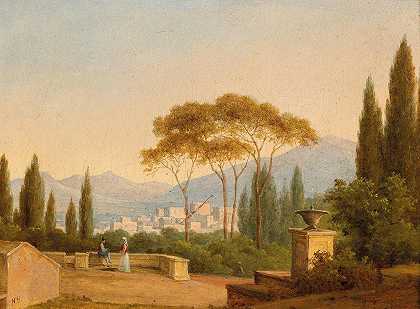 “罗马，Tivoli的Villa d‘Este”，作者：尼卡诺·格里戈雷维奇·茨切尔内佐夫