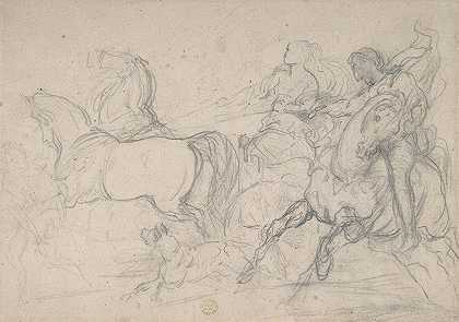Théodore Géricault的《车夫与骑士》