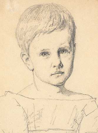 “克里斯滕·科布克（Christen Købke）的索菲·弗里莫特（Sophie Frimodt）童年肖像