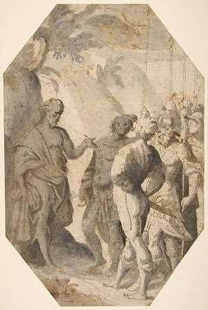 乔瓦尼·巴蒂斯塔·特罗蒂的《浸信会圣约翰向一群士兵宣讲》