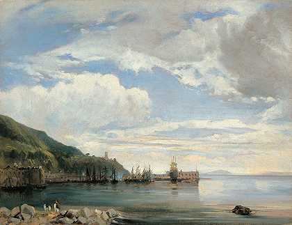弗朗索瓦·安托万·莱昂·弗勒里的《那不勒斯湾》