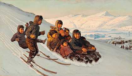 卡尔·拉斯穆森的《格陵兰的冬季》