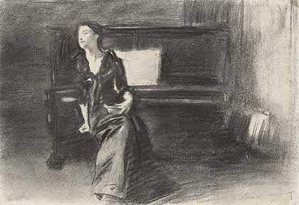 约翰·辛格·萨金特的《钢琴夫人》