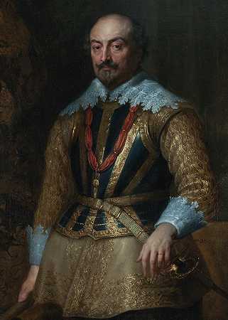 安东尼·范戴克《拿骚·西根伯爵约翰八世肖像》（1583-1638）