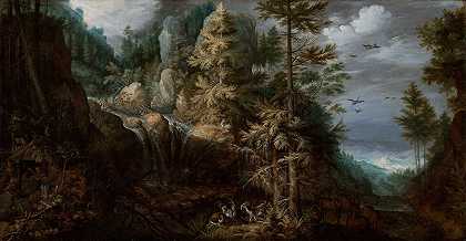 罗兰·萨弗里的《圣安东尼的诱惑风景》