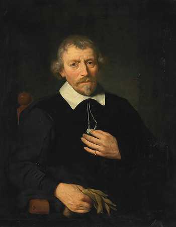 “艺术家父亲的肖像，扬·皮耶茨·范登·埃克霍特（1584-1652），杰布兰德·范登·艾克霍特