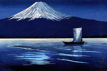 莉莉安·梅·米勒的《富士山的月光》