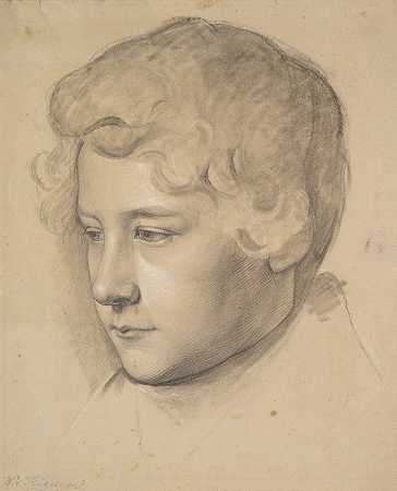 威廉·冯·库尔根的《年轻人的肖像》
