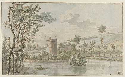 Josua de Grave的《布鲁塞尔附近与Huis Kluys的风景》