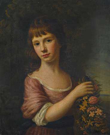 《亚历山大·巴尔曼诺的妻子安·安德森的肖像》（Nathaniel Hone）