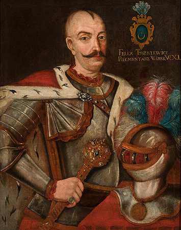“无名氏立陶宛大公国费利克斯·泰什凯维奇（Felix Tyszkiewicz）的肖像，莱利瓦纹章，团长（副手）