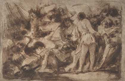 Eugenio Lucas Velázquez的《奢华的惩罚》