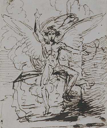 本杰明·韦斯特的《基督墓的天使》