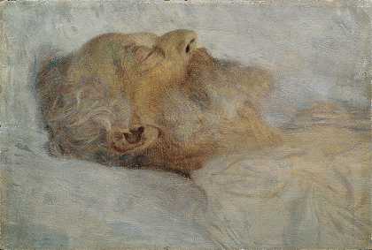 古斯塔夫·克里姆特的《死床上的老人》