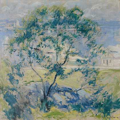 约翰·亨利·特瓦奇曼的《野樱桃树》