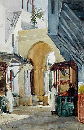 “1900年展览，阿尔及利亚馆，劳尔·布鲁德尔
