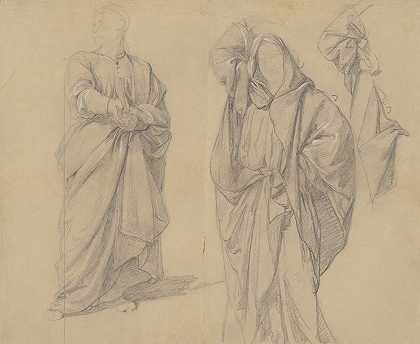 “研究大祭司和戴头巾的人的长袍到Józef Simmler的《圣马蒂亚斯的殉难》