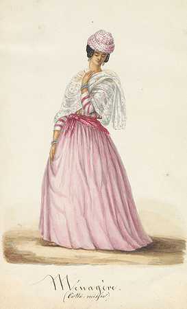 雅各布·马里乌斯·阿德里安·马丁尼·范·格芬的《科托米西的年轻女人》