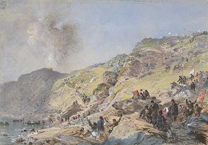 1865年7月22日，罗伯特·查尔斯·达德利（Robert Charles Dudley）在瓦伦西亚Foilhummerum湾的悬崖上登陆了电缆的岸端