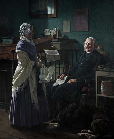 “商人克里斯托弗·弗里登雷希·黑格（1759-1849）和他的妻子阿内特（1778-1866）的双人肖像，威廉·马斯特兰（威廉·马斯特兰德）