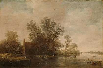 Pieter Jansz.van Asch的《河流风景》