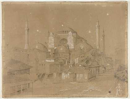 大卫·罗伯茨的《君士坦丁堡观》