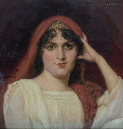 “Madeleine Roch肖像（1885-1930），法国喜剧协会会员，在LouisÉdouard Fournier的《Horace》中扮演Sabine的角色