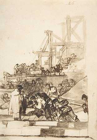 Francisco de Goya正在施工