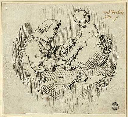 安东尼奥·德尔·卡斯蒂略·萨维德拉的《帕多瓦圣安东尼与婴儿耶稣》