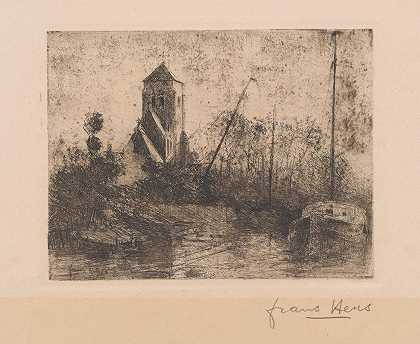 弗兰斯·亨斯的《河流风景》