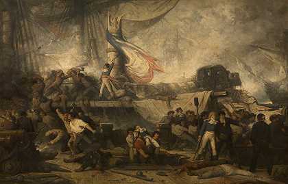 亨利·弗朗索瓦·谢费尔斯的《特拉法加战役中的阿尔及利亚人》