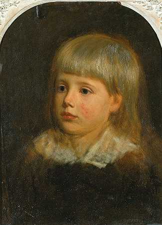 “查尔斯·唐宁·莱，奥利弗·英格拉汉·莱的艺术家之子肖像