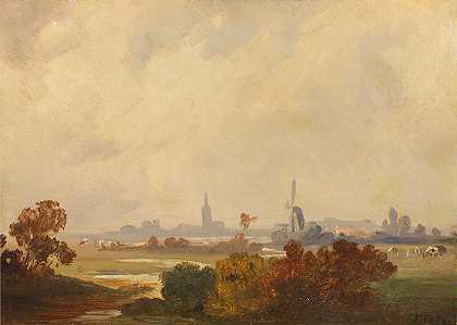 弗里德里希·沃尔茨《荷兰的秋天风景》