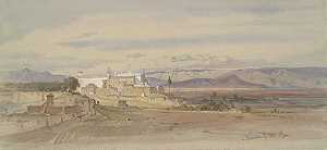卡尔·弗里德里希·海因里希·维尔纳《罗马风景与拉特拉诺的圣乔瓦尼》