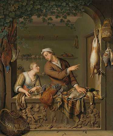 Willem Van Mieris的《家禽卖家》